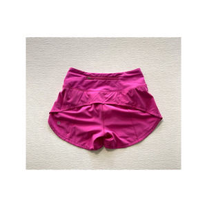 Lululemon Speed Up Short Long 4" Sonic Pink Pink Highlight High Rise Sz 2 Tall